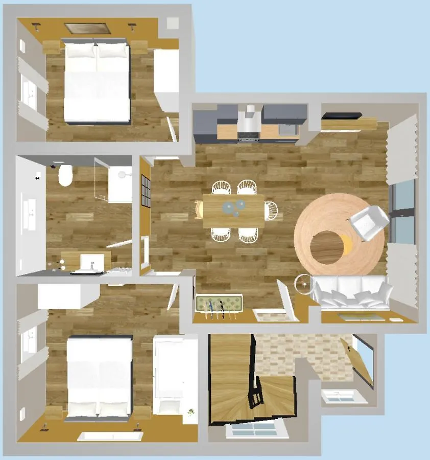 Apartment ferienhofEICHENBERG Haundorf